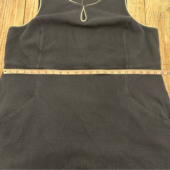 Lands End Navy Blue Sheath Dress Size 22W Classic Nautical Wedding Office Resort - Picture 8 of 10